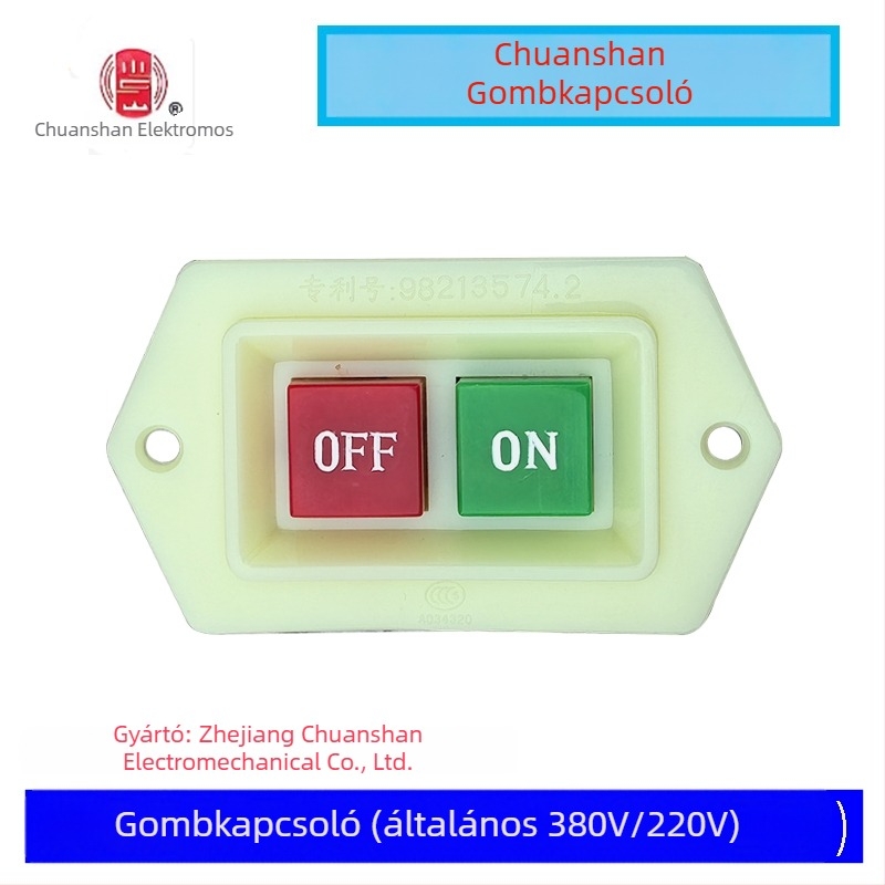 LC3 háromfázisú gombos indítókapcsoló, 380V/220V, 10A