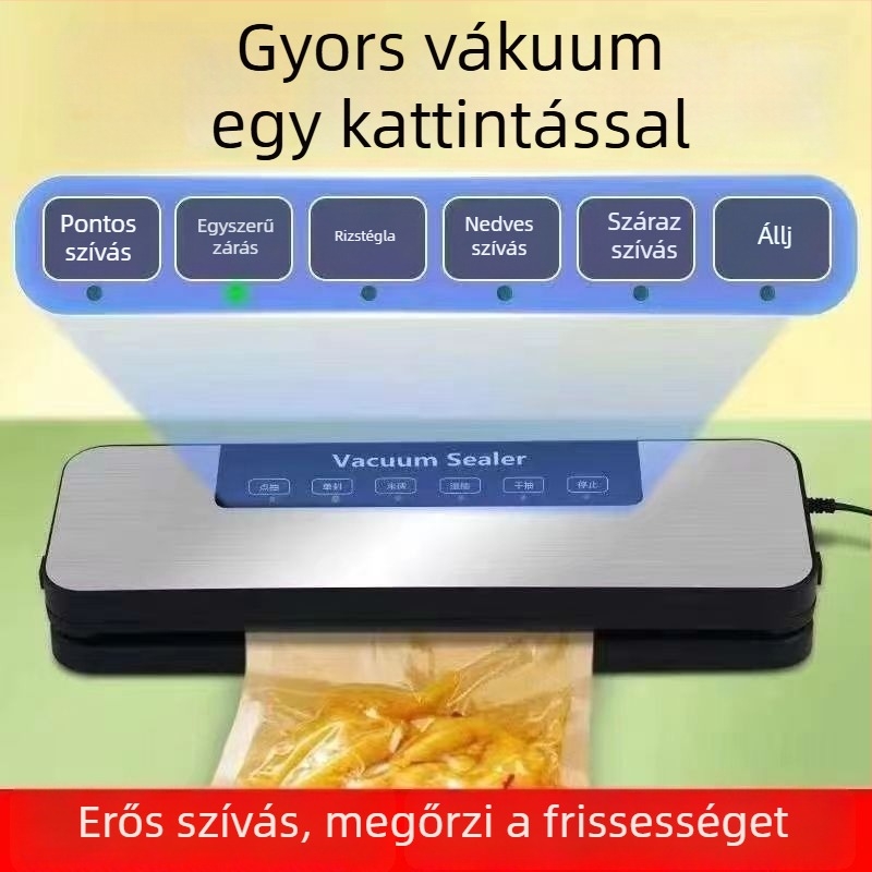 Automata intelligens vákuumzáró gép élelmiszer-csomagoláshoz – otthoni és kereskedelmi használatra
