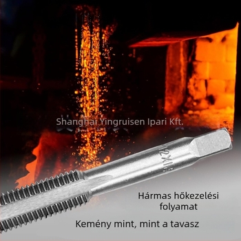 Csapágyacél kézi TAP- és DIE-készlet a menetvágáshoz