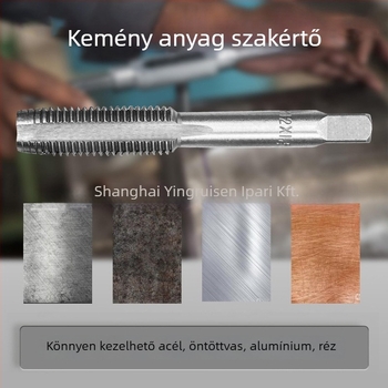 Csapágyacél kézi TAP- és DIE-készlet a menetvágáshoz