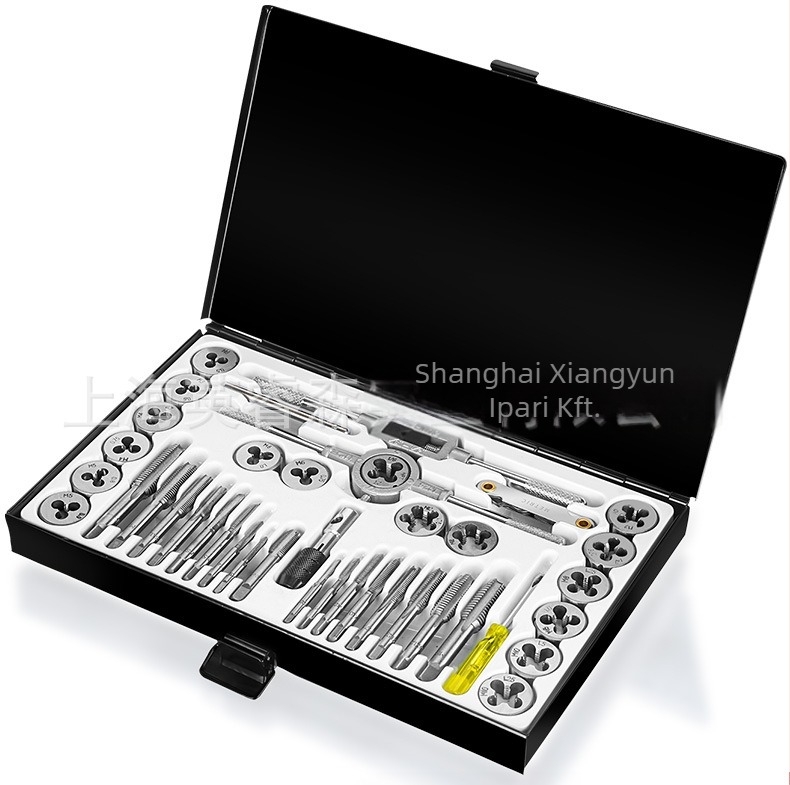  Csapágyacél kézi TAP- és DIE-készlet a menetvágáshoz