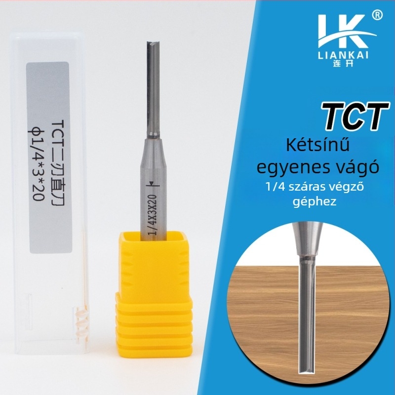 Egyenes kés vágógéphez, TCT wolframos acél bevonattal, maró eszköz