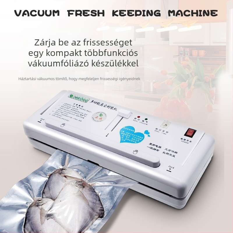 Green Leaf DZ-280/2SD vákuumzáró gép – zárási szélesség 28 cm, zárási sebesség 1–5 s