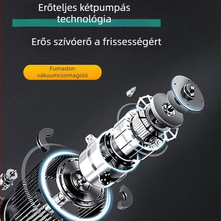Fumaton vákuumzáró gép, zárási szélesség 300 mm