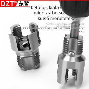 Vízcső menetkészítő belső és külső menetekkel, 6-szögű PPR csövekhez — Dzt márka, Zhejiang eredet, Csaptelep tartozékok