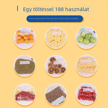 Kézben tartható mini élelmiszer vákuumszáró JLB-K16, 3,7V, 3W