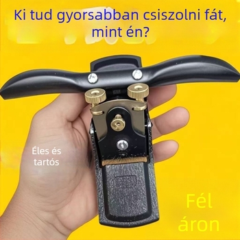 Bird Plane — kézzel készített favágó gyalu anti-slip markolattal és görgős éllel