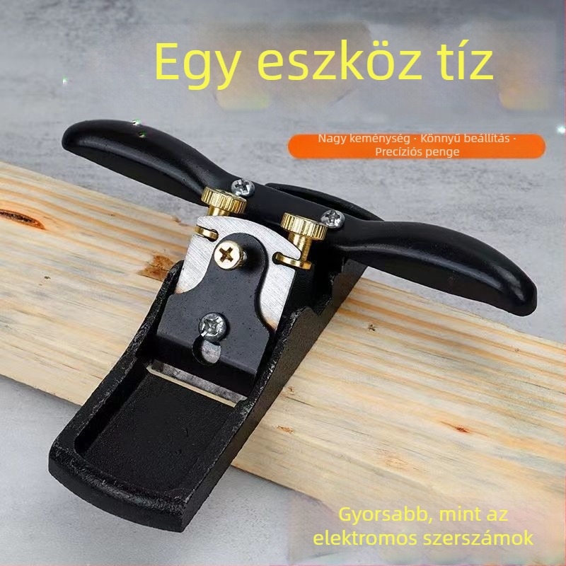Bird Plane — kézzel készített favágó gyalu anti-slip markolattal és görgős éllel