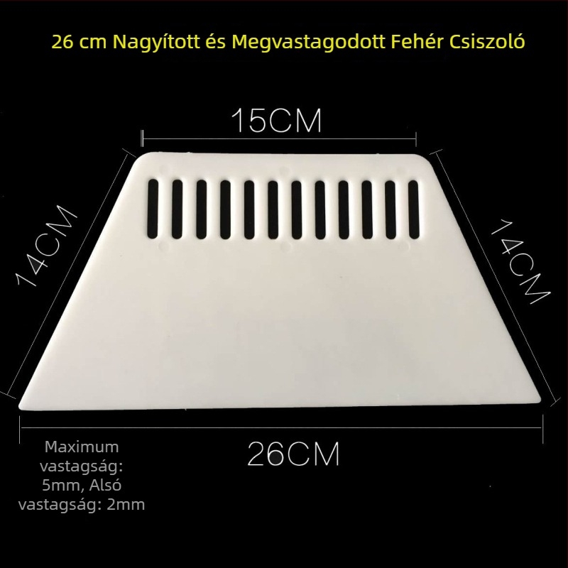 Tapétakaparó és festék spatula – Modell 260, Vastagodott kivitel, Magas minőségű műanyag, Márka LS, Alkalmazások: festék és tapéta