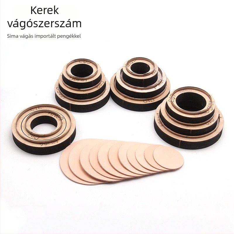 Bőr körkörös vágó-die penge beépített a kivágáshoz és lyukasztáshoz
