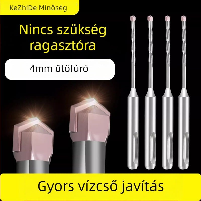 Elektromos kalapács fúróbit betonhoz, wolframszál ötvözet, 60 g nettó tömeg, Ziplock csomagolás