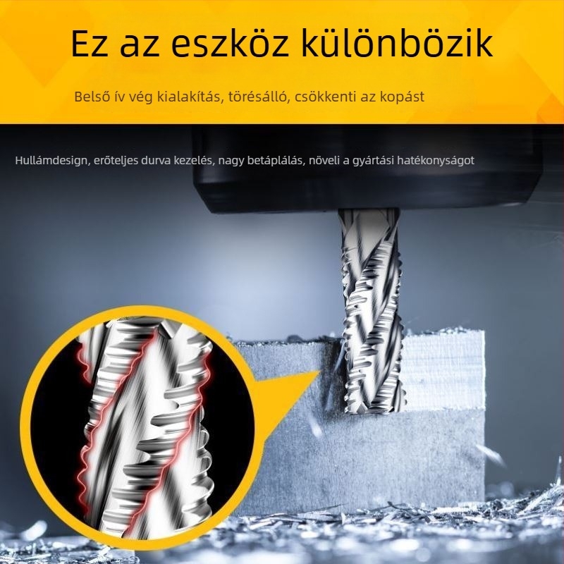 Durva maró, sík maró, fehér acél, spirál él, Ø6-25 mm, 30° spirálos szög, bevonat nélküli
