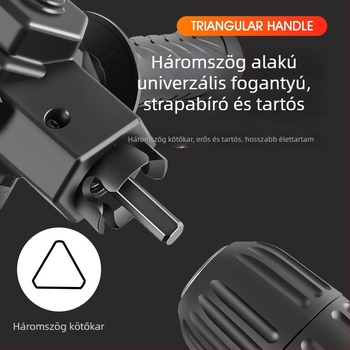 90°-os sarkú adapter fúróhoz és csavarozóhoz – többfunkciós univerzális bit-tartó