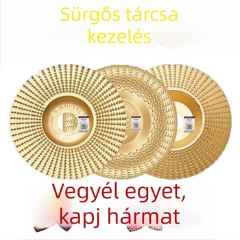 Faipari csiszolókorong faragáshoz és formázáshoz – sík felületű