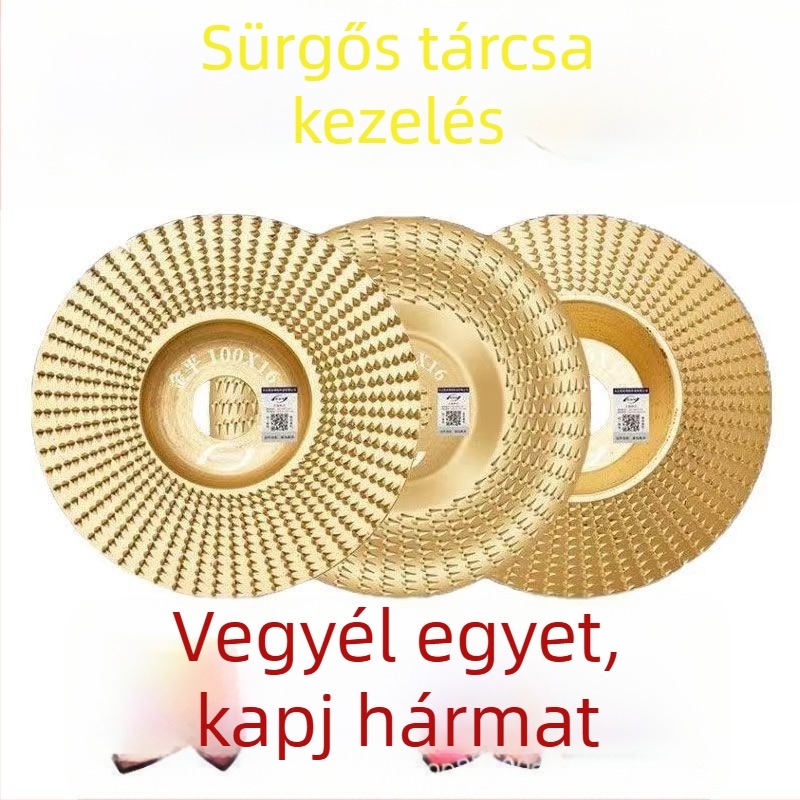 Faipari csiszolókorong faragáshoz és formázáshoz – sík felületű