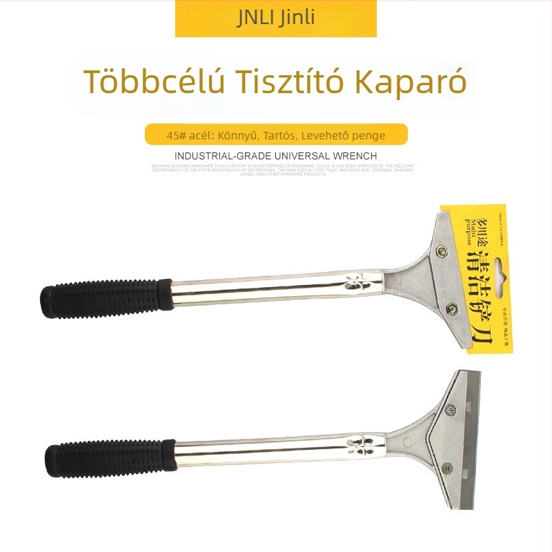 Alumínium ötvözetből készült tisztító penge, éles és strapabíró, padlófugák tisztításához