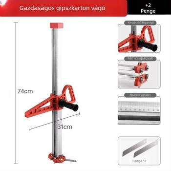 Gazdaságos kézi gipszkarton vágó – vágásra és simításra szolgáló eszköz