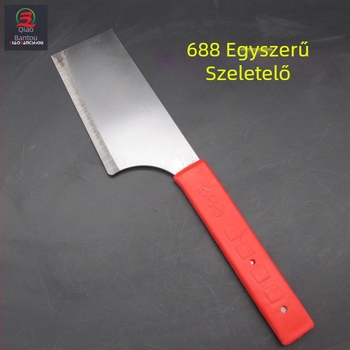 688 Vastagított egyoldalas csempe-kőműves kés – burkoláshoz és falazáshoz