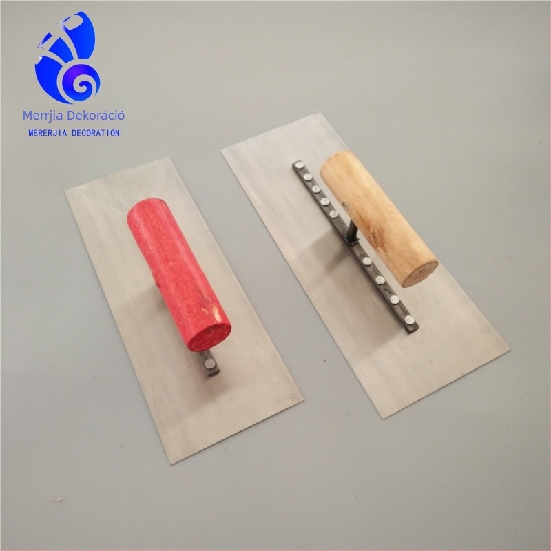 Vas glettelő kés 6/9 szeggel, egyenletes vakoláshoz vagy festéshez; vastagság 0.6 mm