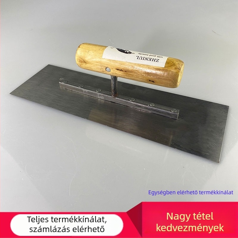 Fa markolatú glettvas, 0,5 mm vastagság, vas alaplemez, falgletteléshez és festéshez