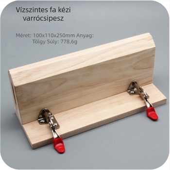 Bőr eszközök kézzel készített DIY projektekhez, kézzel varrt fa csipeszek, vízszintes fa keret, bőr öv csipeszek, varrós csipeszek, tölgyfa, körülbelül 800 g