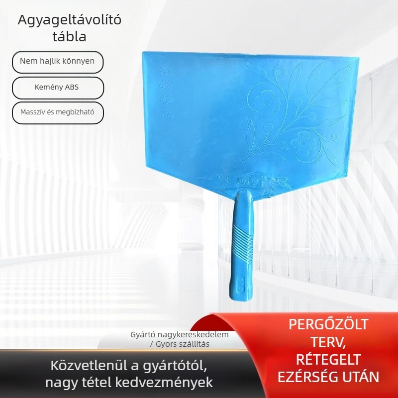Vastagított műanyag vakolókanál, megerősített kőműves eszköz téglázók számára