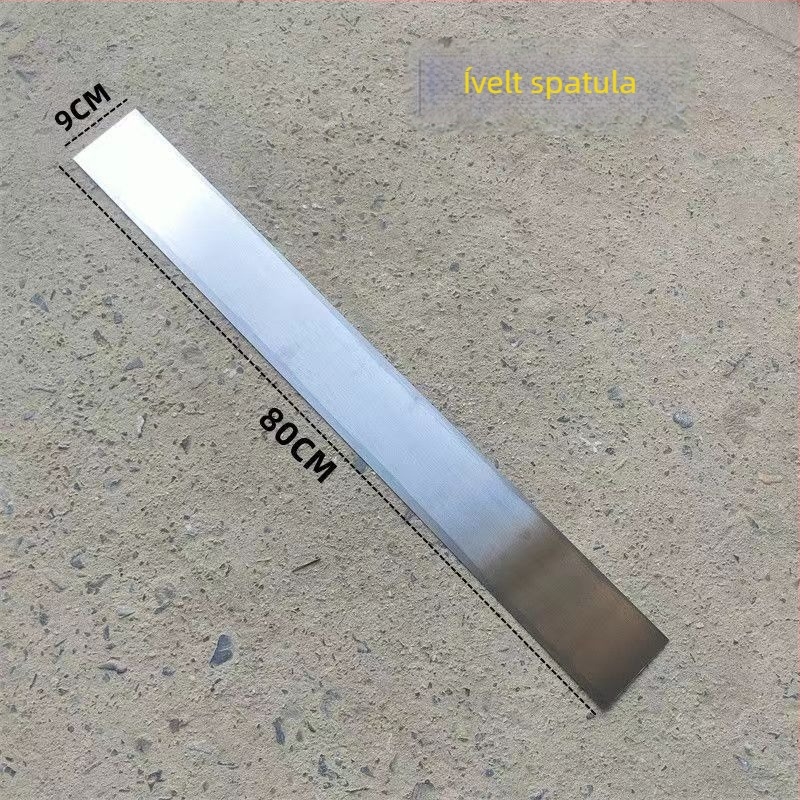 Ív alakú glettelő eszköz acélpengével, ív spatula, pengeszélesség 0,04 mm