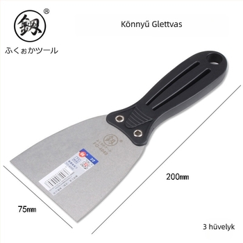 Fukuoka Brand Tools Könnyű glettelő kés magas szénacélból, kaparó és tisztító eszköz