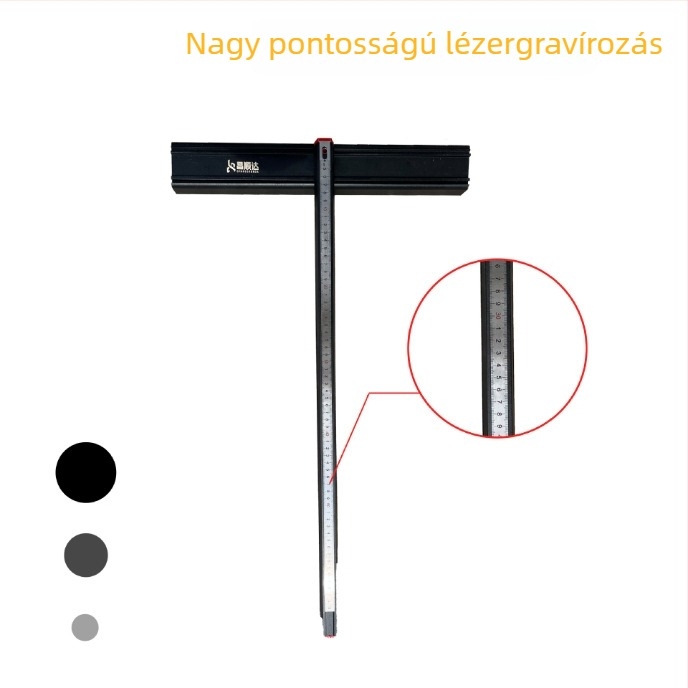 Hat szögletű csempe nyomó kés kettős görgőkkel és acél vonalzóval – vágó vitrifikált csempéhez és üveghez