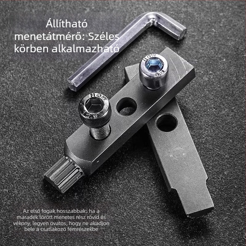 Szögletes szelepmenet-kivonó csövekhez és csaptelepekhez, nagy erősségű a törött csavarfejek eltávolítására