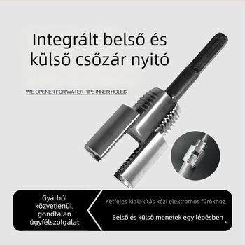 JUNHAO PPR vízcső menetkészlet – belső és külső menet, integrált eszköz (tap-die)