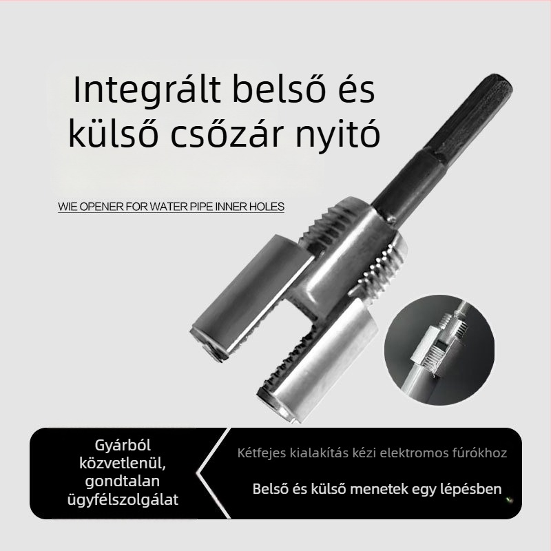JUNHAO PPR vízcső menetkészlet – belső és külső menet, integrált eszköz (tap-die)