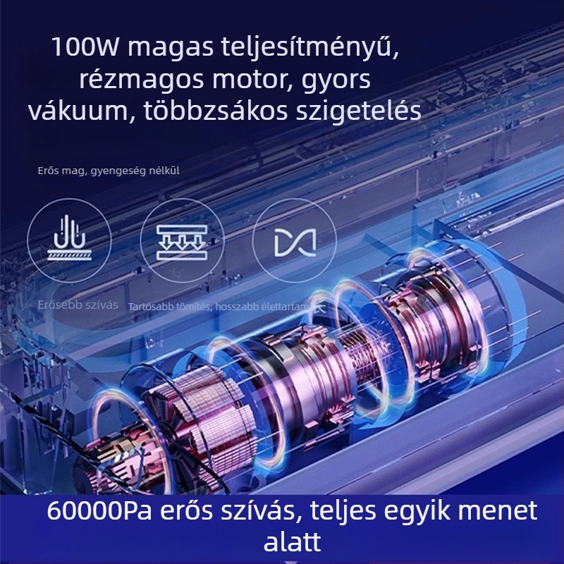 Kétpumpás automata vákuumzáró gép, száraz és nedves zárásra, kompakt otthoni modell
