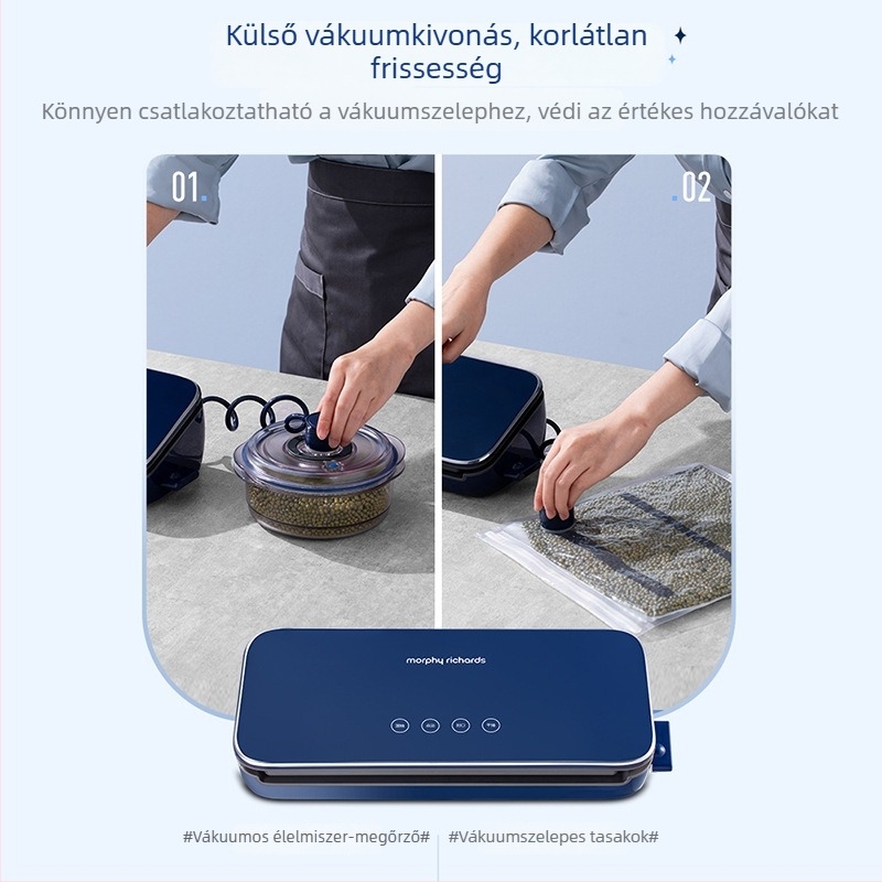 MR1118 Kompakt otthoni élelmiszer-vákuumcsomagoló készülék