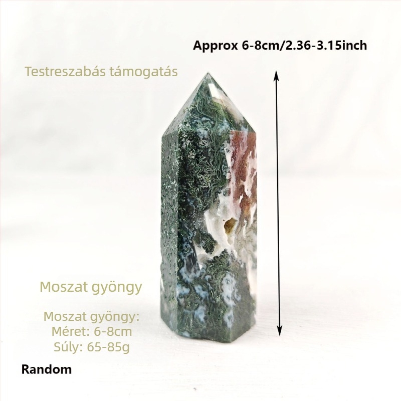 Kristályos oszlop természetes kőből | Helmsman Crystal | Modern minimalista stílus | Ajándék otthonra és irodába