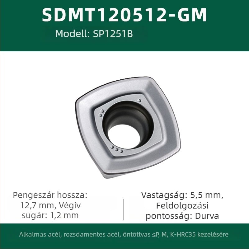 Sruipu SDMT hajóforma fréze 1205/1505, CNC szerszám – kopásálló