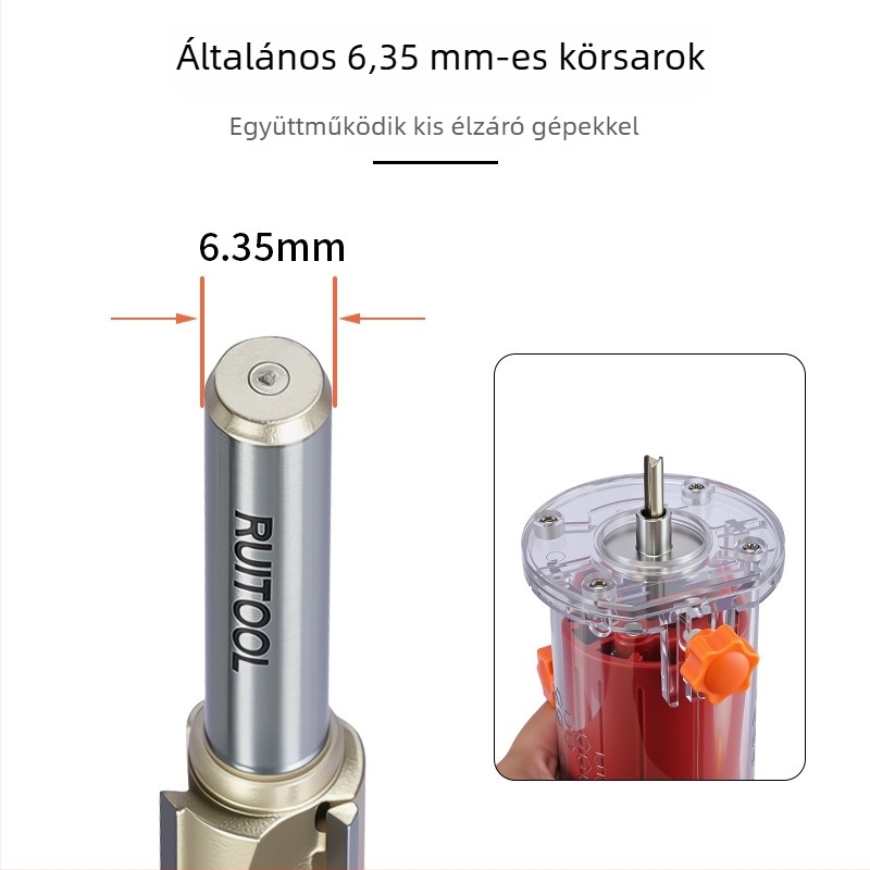 Ruitool háromélű egyenes maró, slotoló kés faiparihoz