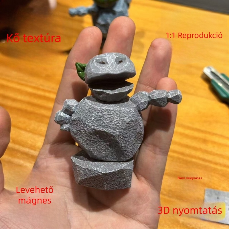 Műgyanta díszfigura Nezha ihletésével