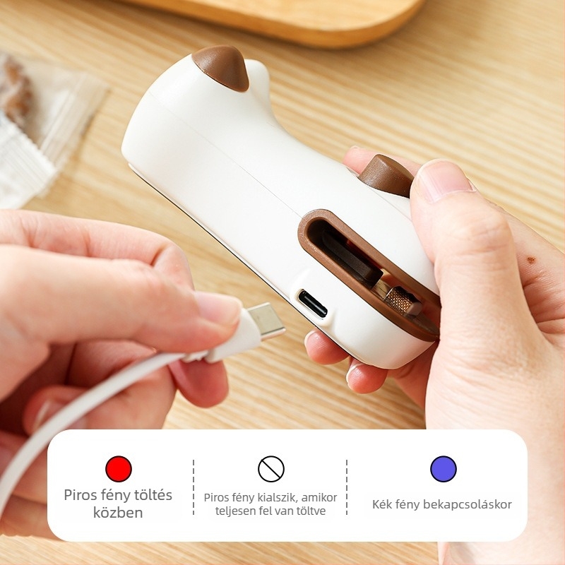 Taketani záróklipe – kézi élelmiszerzáró eszköz, állat jacquard stílus, 2025-ös bevezetés