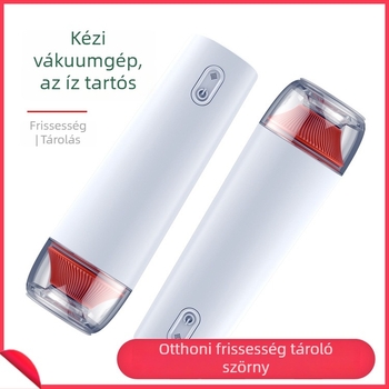 Mini hordozható élelmiszer-vákuumszívó készülék, akkumulátoros elektromos vákuumpumpa