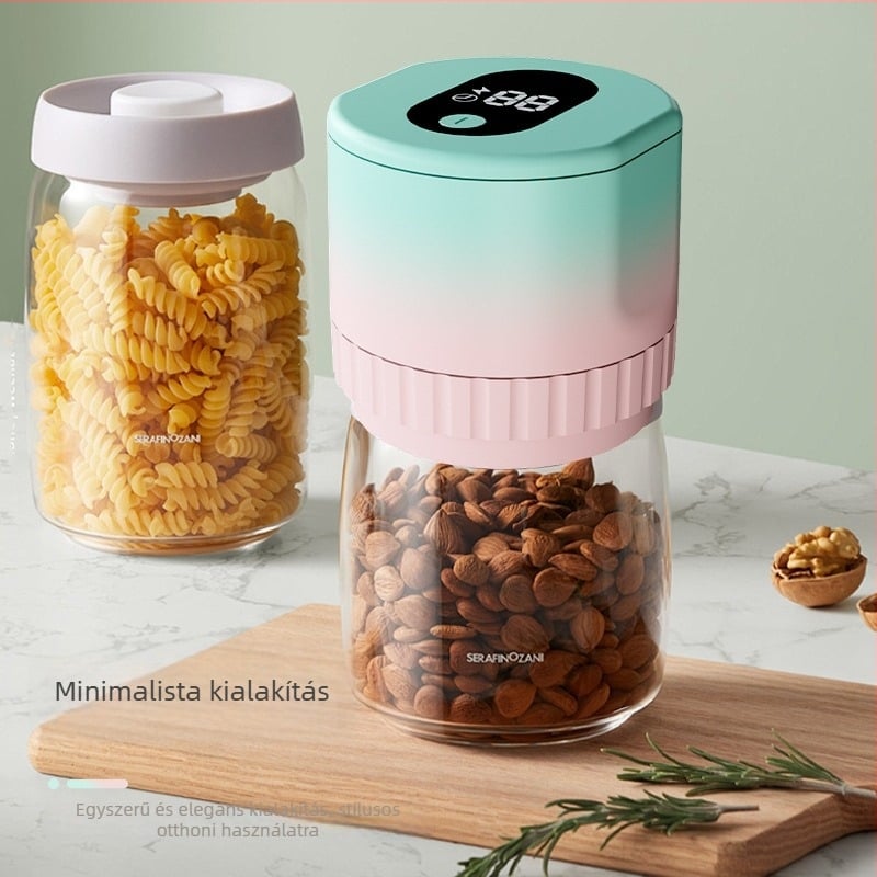 Háztartási vákuumzáró készülék, modell D-809, 5W, 5V, ABS burkolat, kapacitás 500–1000 ml