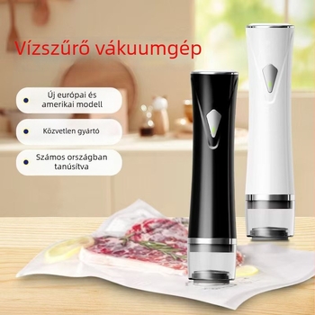 Kézi vákuumzáró készülék (USB-s, 5W, ABS/PC ház, 330 g, modell Zb-s60)