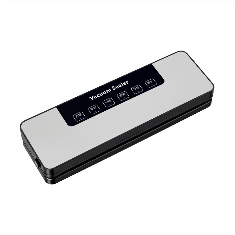 Háztartási vákuumzáró gép — Modell A digitális kijelző nélkül, 110W, 110–220V, ABS ház, kapacitás 500–1000 ml
