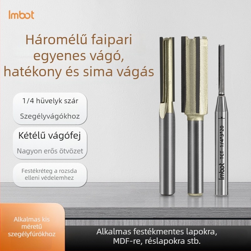 Imbot Faipari maró, egyenes pengével, dupla- és háromélű él faipari megmunkáláshoz, hornyoláshoz