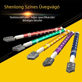 Shenlong görgős üvegvágó – Roller glass knife modell, üveghez és kerámia csempéhez