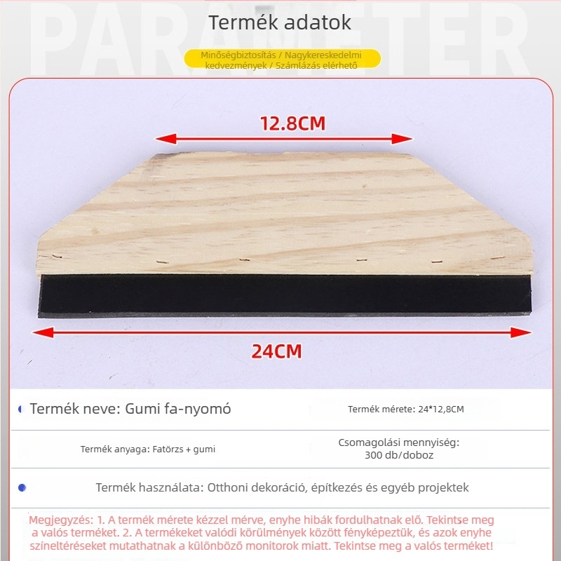 Defeng hardvereszközök sík kés gumírozott éllel, modell Flat knife, építészeti dekorációhoz, mindennapi otthoni dekorációhoz és desszertek sütéséhez