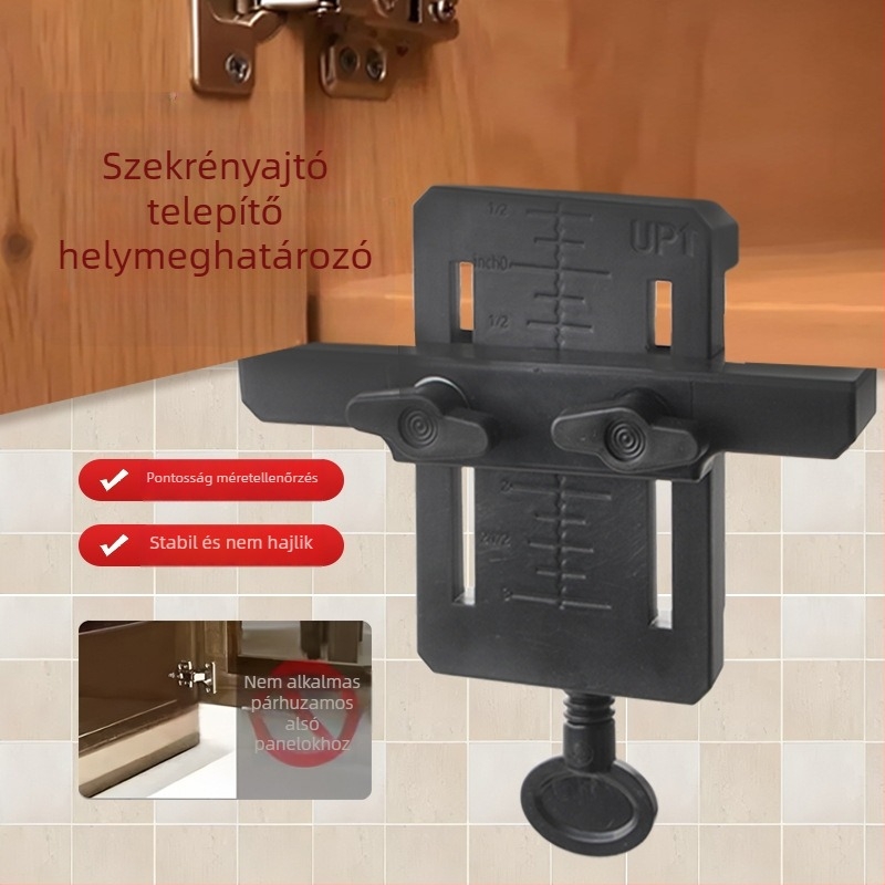 Multifunkcionális szekrényajtó segéd összeszerelő felső panel-tartóval és fameipari szorítóval