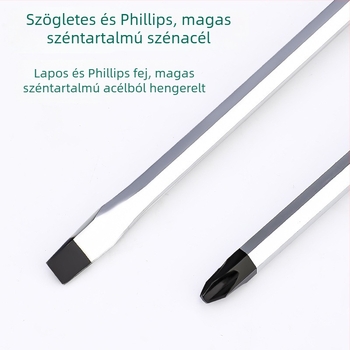 Topson PH és lapos fejű csavarhúzók, mágneses, szénacélból, kapszulázott markolattal