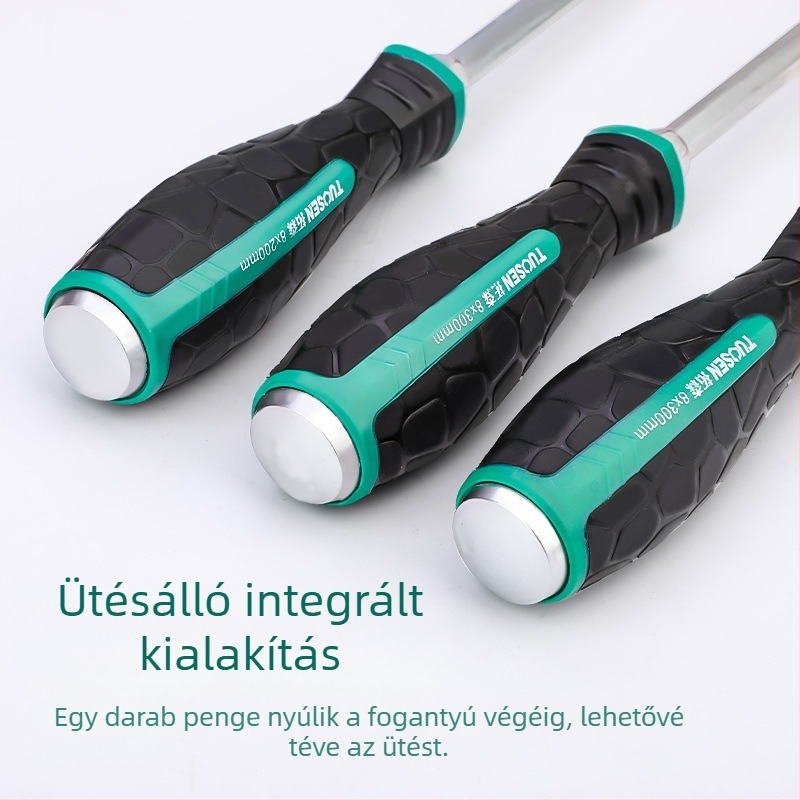 Topson PH és lapos fejű csavarhúzók, mágneses, szénacélból, kapszulázott markolattal