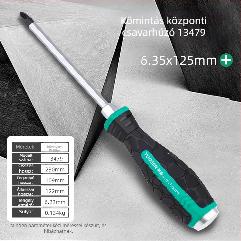 Topson PH és lapos fejű csavarhúzók, mágneses, szénacélból, kapszulázott markolattal